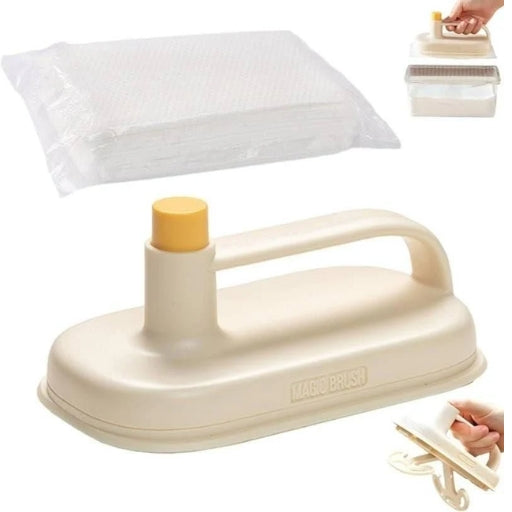 Disposable Magic Wipes Cleaning Brush