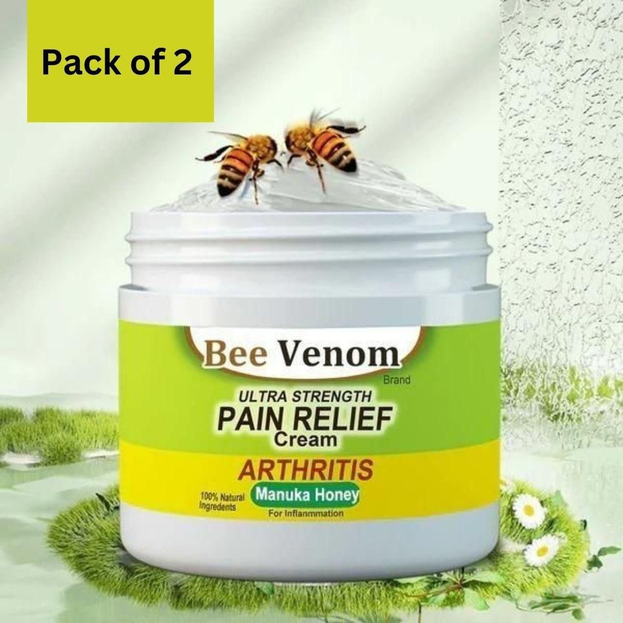Bee Venom Pain Relief Cream (Pack of 2)