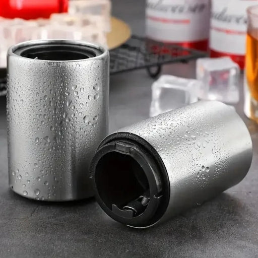 Stainless Steel Push & Pull Bottle Opener